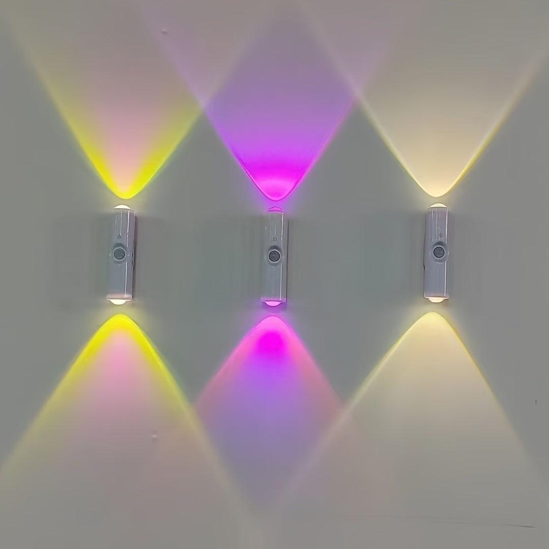 Rechargeable RGB Motion Sensor LED Wall Light | Nadepot