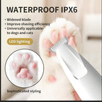 Cordless Pet Hair & Paw Trimmer with LED Light | Nadepot