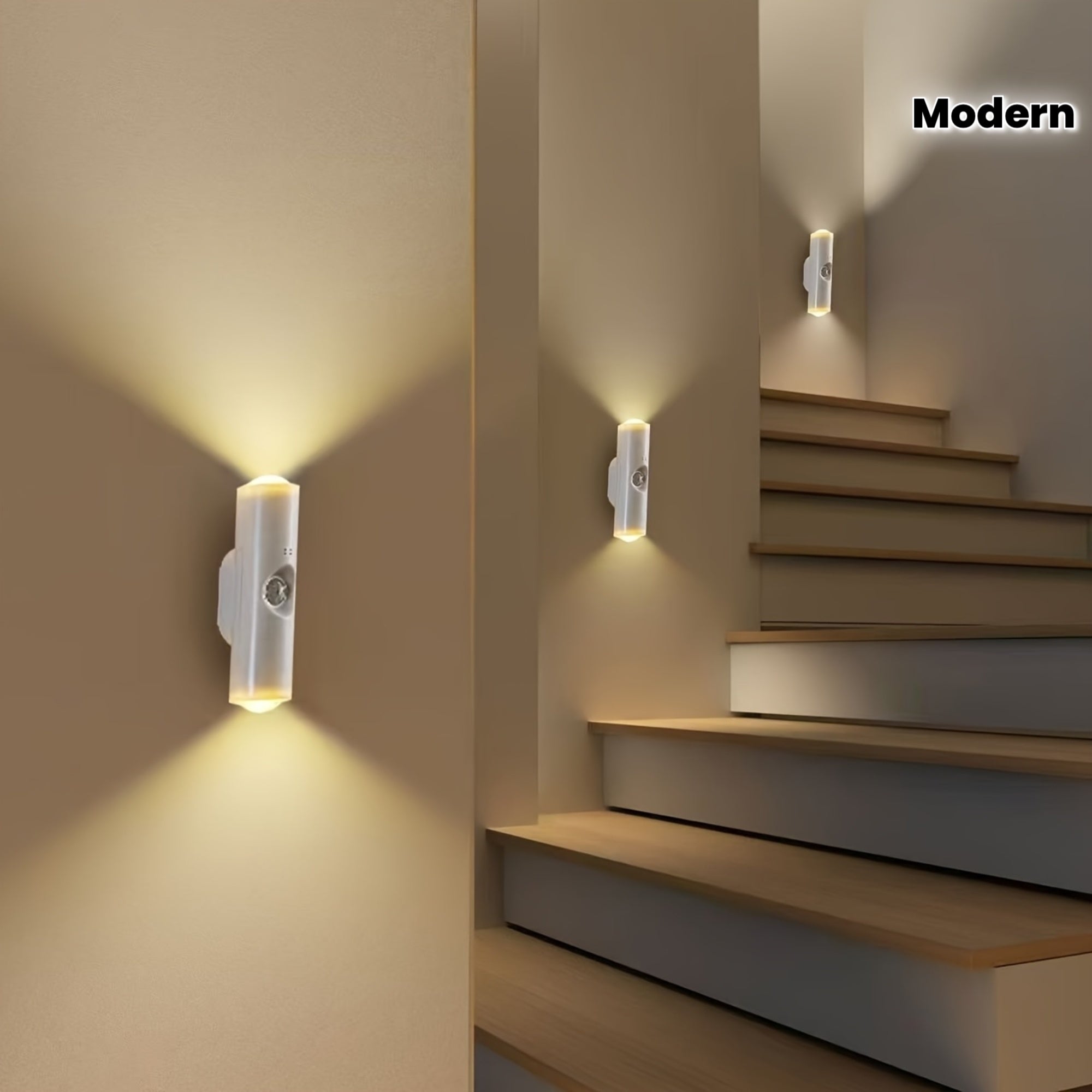 Rechargeable RGB Motion Sensor LED Wall Light | Nadepot