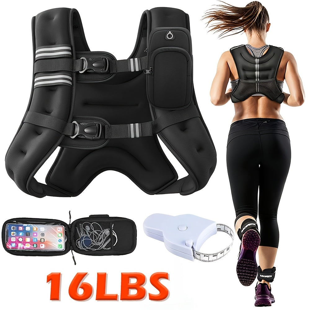 Adjustable Weighted Vest 8-16lb for Training | Nadepot