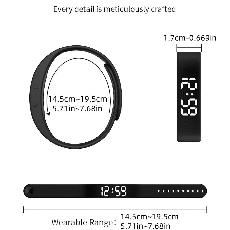 2026 Digital Sports Watch with Pedometer & Alarm | Nadepot