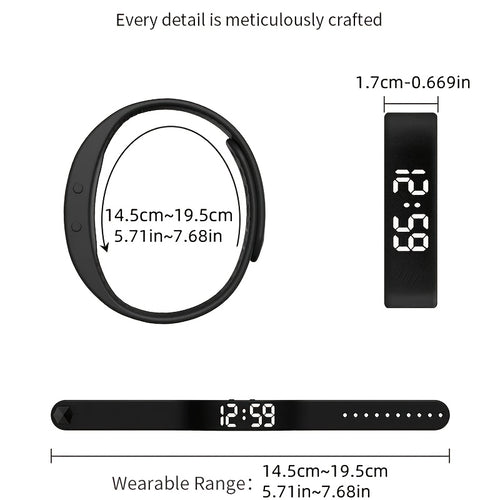 2026 Digital Sports Watch with Pedometer & Alarm | Nadepot