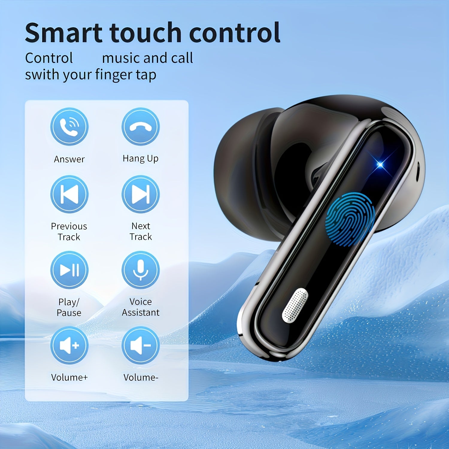 Wireless Bluetooth 5.4 Earphones with Noise Cancelling | Nadepot