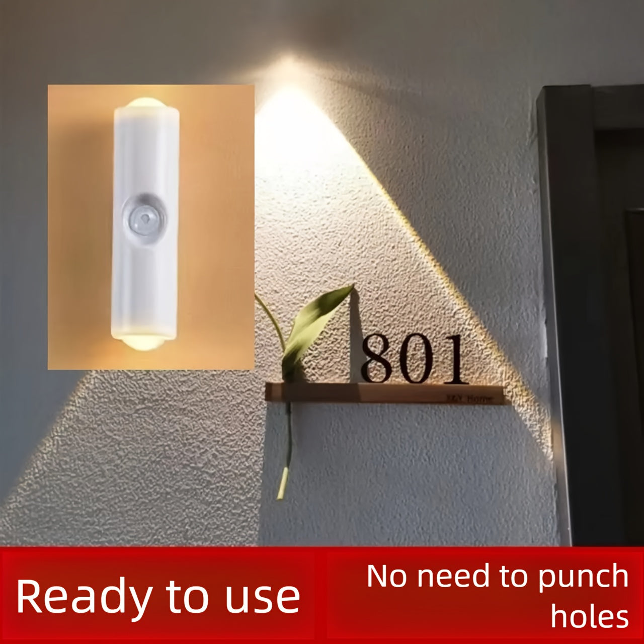 Rechargeable RGB Motion Sensor LED Wall Light | Nadepot