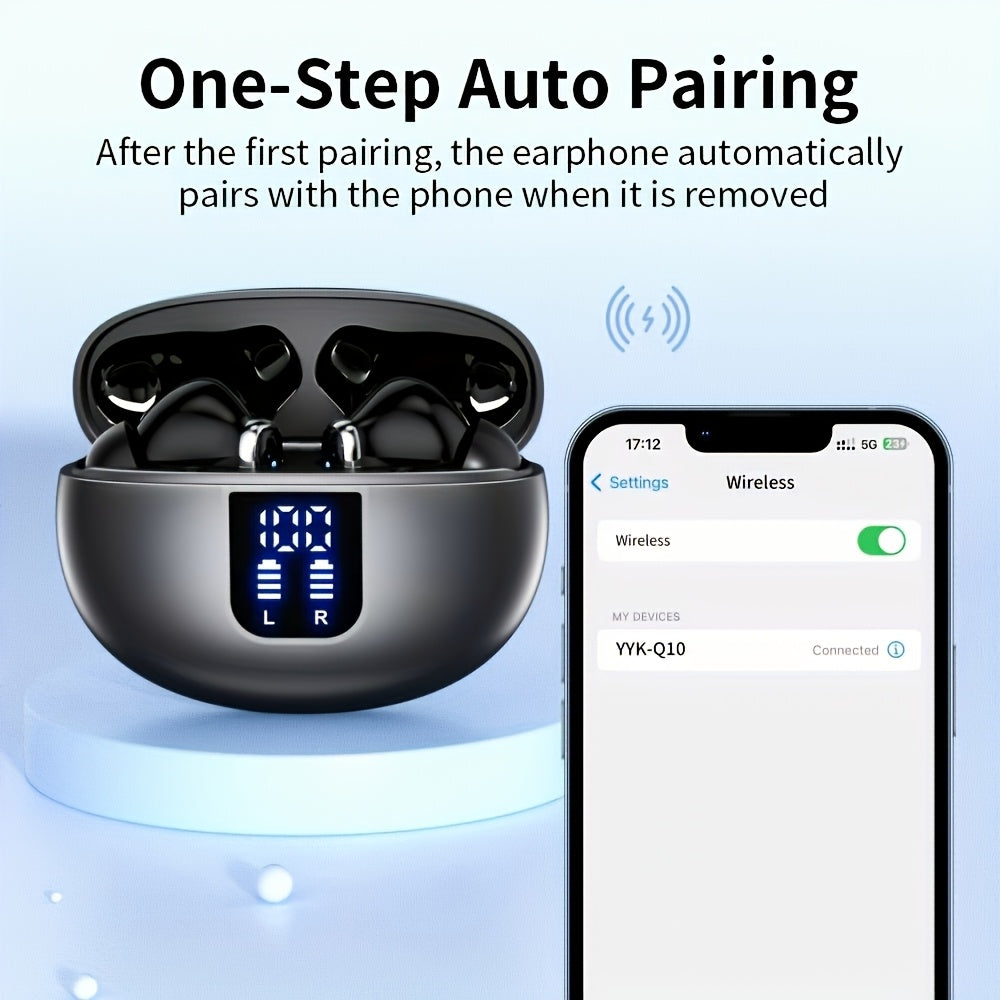 Wireless Bluetooth 5.4 Earphones with Noise Cancelling | Nadepot