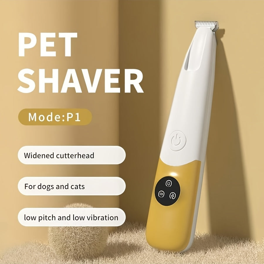 Cordless Pet Hair & Paw Trimmer with LED Light | Nadepot