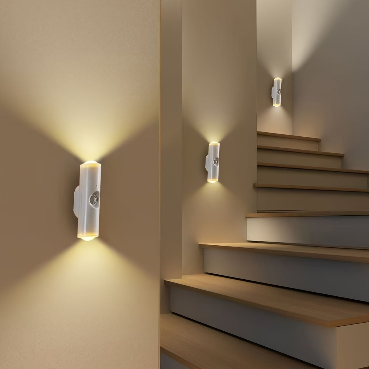 Rechargeable RGB Motion Sensor LED Wall Light | Nadepot