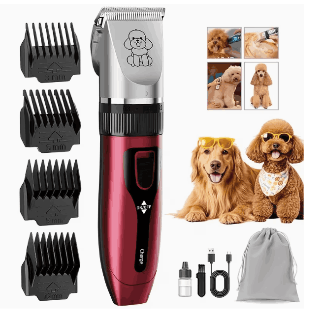 Dog Grooming Clippers Kit for Dogs & Cats