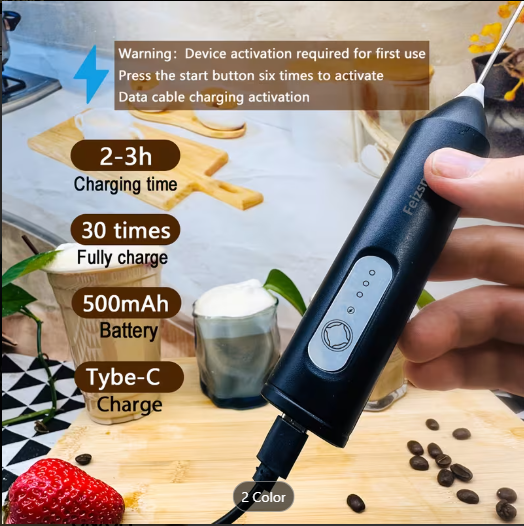 USB Rechargeable Milk Frother for Coffee | Nadepot