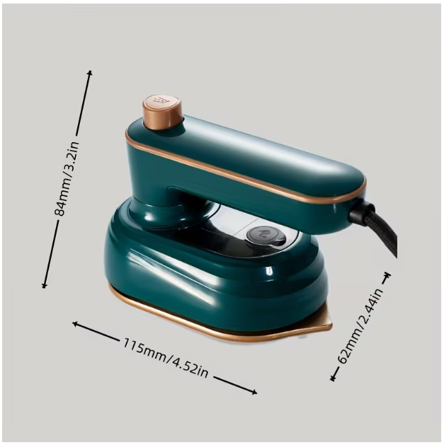 Portable Mini Electric Iron – Rapid Heating Mini Steam Iron for Travel & Garment Care