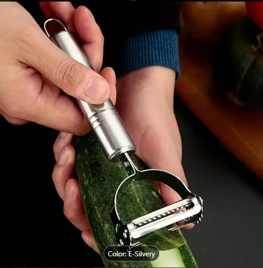 Stainless Steel Vegetable Peeler & Julienne Slicer | Nadepot