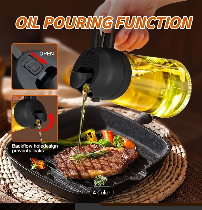 Portable Oil Spray Bottle for Healthy Cooking | Nadepot
