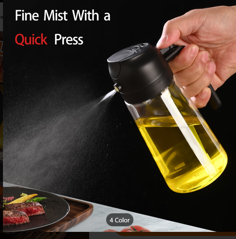 Portable Oil Spray Bottle for Healthy Cooking | Nadepot