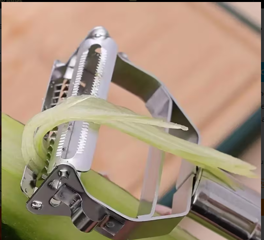 Stainless Steel Vegetable Peeler & Julienne Slicer | Nadepot