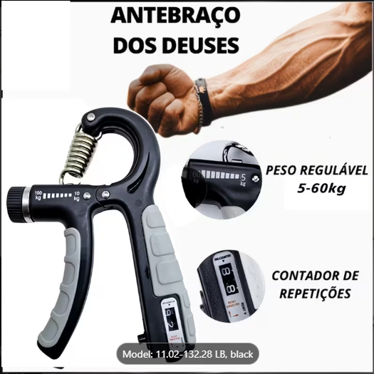 Heavy Duty Adjustable Hand Gripper 5–60kg/10–100kg – Forearm Strength Trainer