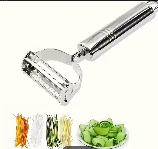 Stainless Steel Vegetable Peeler & Julienne Slicer | Nadepot