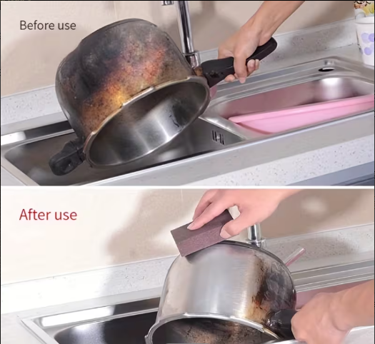Diamond Cleaning Sponge Brush for Kitchen Cleaning | Nadepot