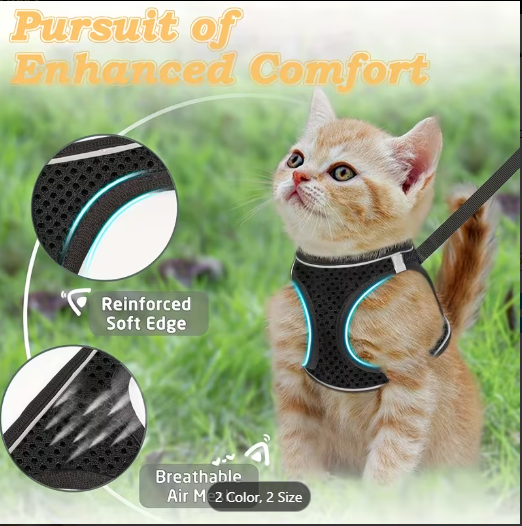 Escape-Proof Cat Harness & Leash Set | Nadepot
