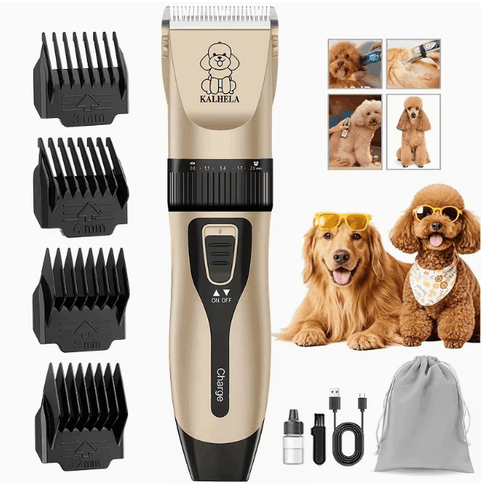 Dog Grooming Clippers Kit for Dogs & Cats