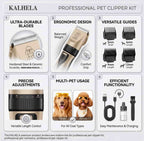 Dog Grooming Clippers Kit for Dogs & Cats