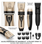Professional Dog Grooming Kit – USB Rechargeable Pet Clippers with Ceramic Blades for Dogs & Cats