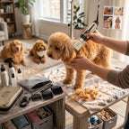 Professional Dog Grooming Kit – USB Rechargeable Pet Clippers with Ceramic Blades for Dogs & Cats