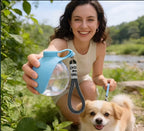Portable Dog Water Bottle Stainless Steel Leakproof Travel Dispenser