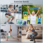 Resistance Bands for Working Out | 5-Pack Exercise Bands for Home Gym,Glute bands