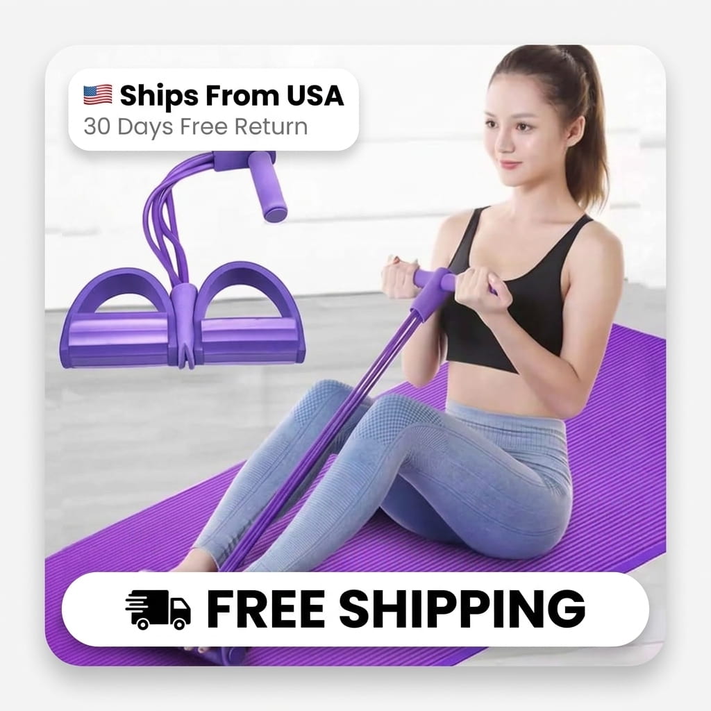 Multifunctional Resistance Bands | 6 Tube Fitness Resistance Band Full Body Home Workout & Stretching