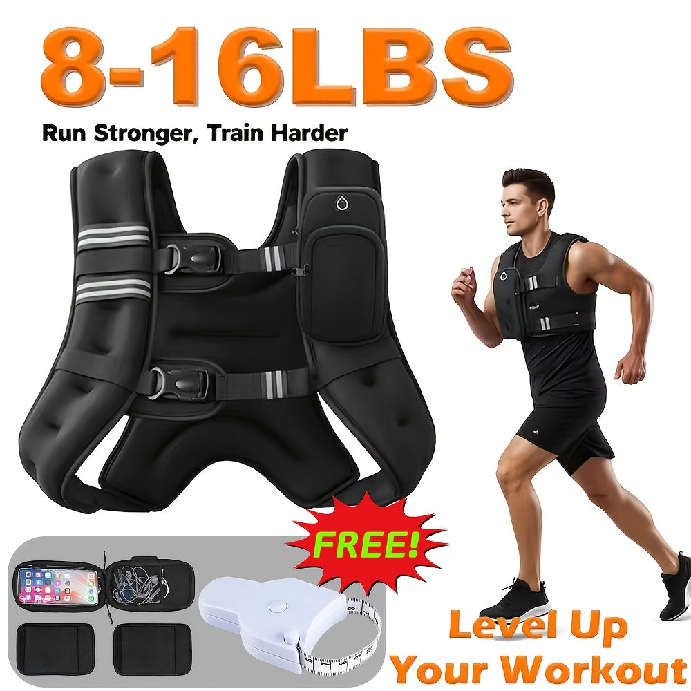 Adjustable Weighted Vest 8-16lb for Training | Nadepot