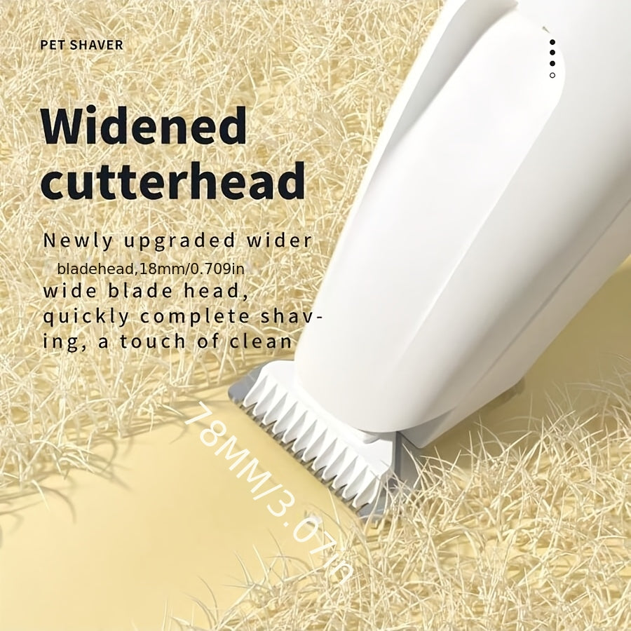 Cordless Pet Hair & Paw Trimmer with LED Light | Nadepot
