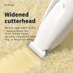 Cordless Pet Hair & Paw Trimmer with LED Light | Nadepot